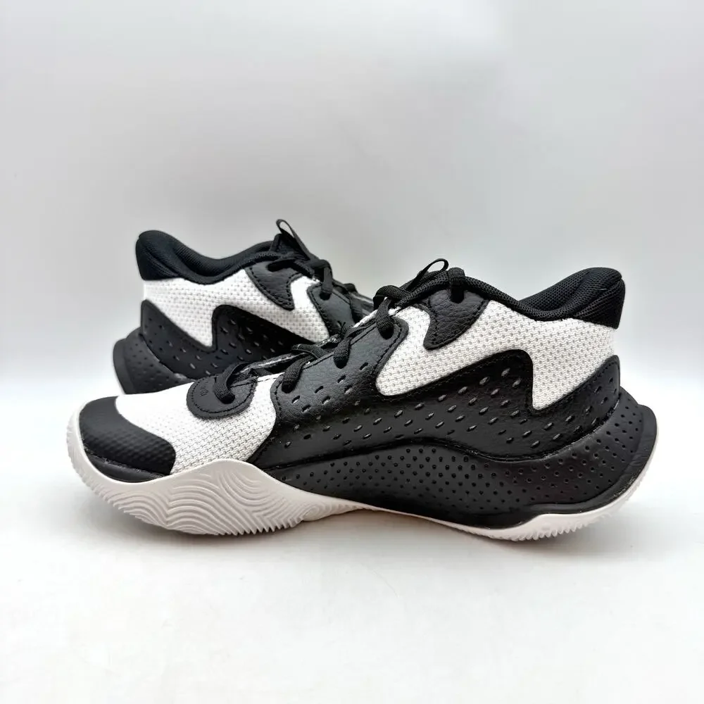 Under Armour Boys GS Jet '23 Basketball Sneakers US 5 YOUTH Black Gold NIB